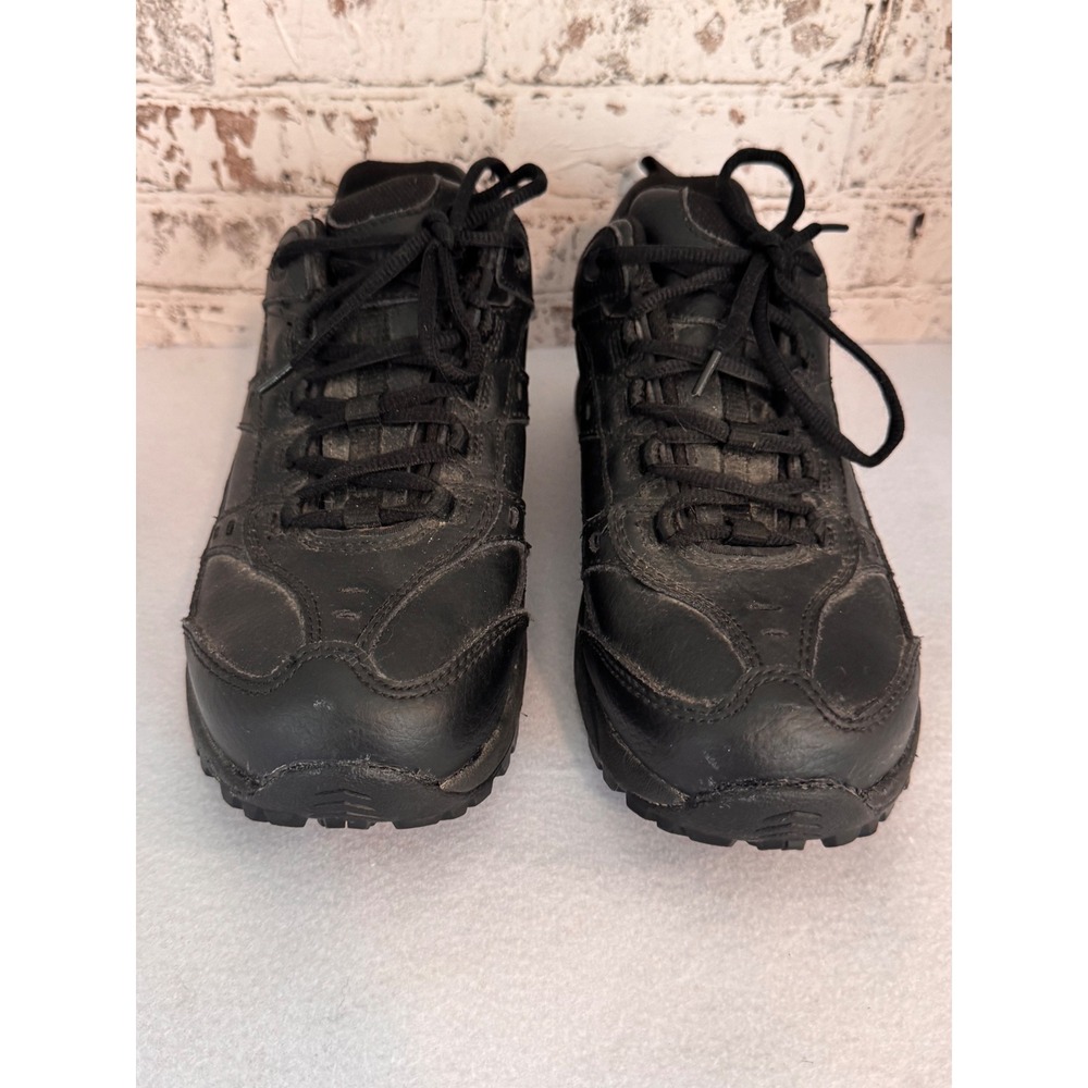Red Wing Shoes Mens Black Leather Low Top Work Sneakers Lace Up Solid 8337